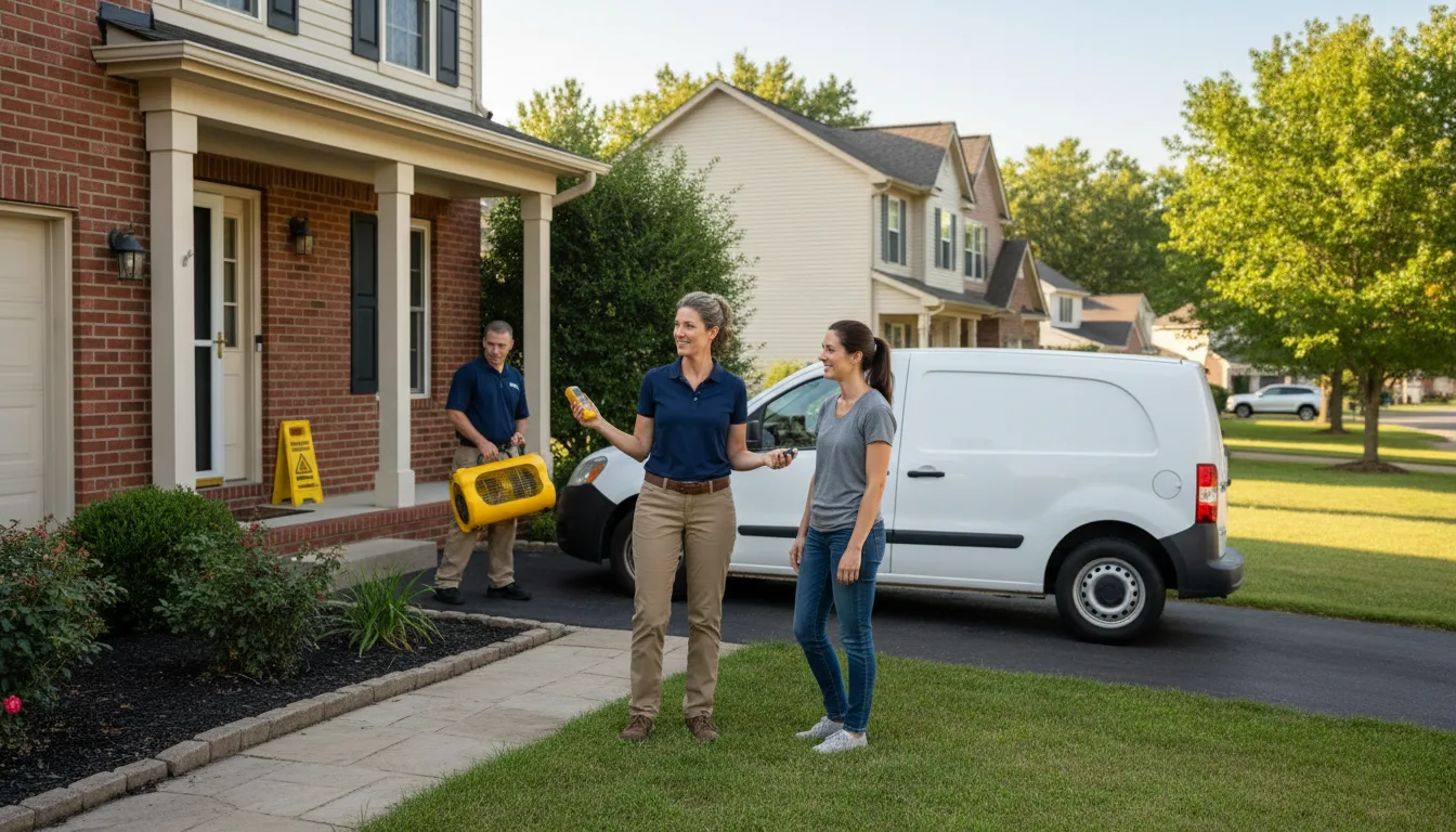 Water restoration image for Dehumidification And Cleanup Services in Salem, VA